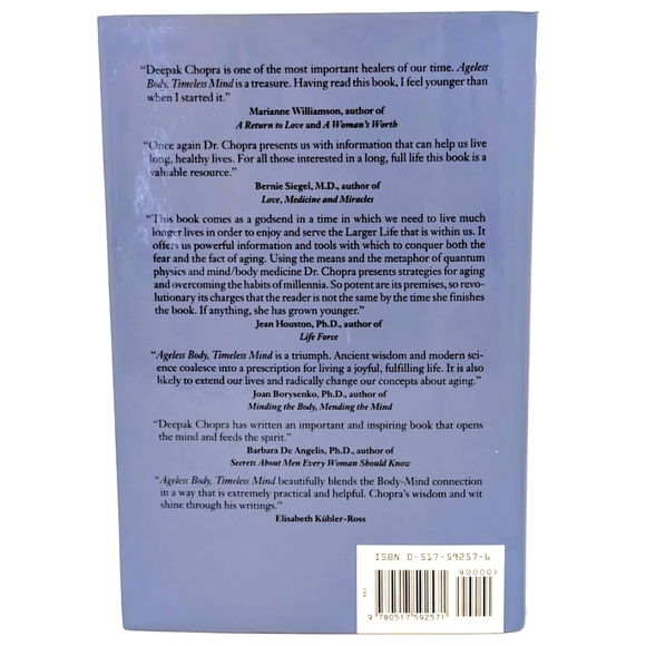 Deepak Chopra Ageless Body, Timeless Mind: The Quantum Alternative - Picture 2 of 3